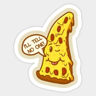 Eat pizza Sticker